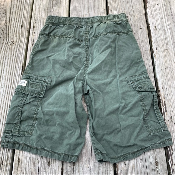 Boy’s 8 & 10 Cotton Cargo Shorts CP Urban Pipeline Gray & Army Green Adjustable - Picture 7 of 9